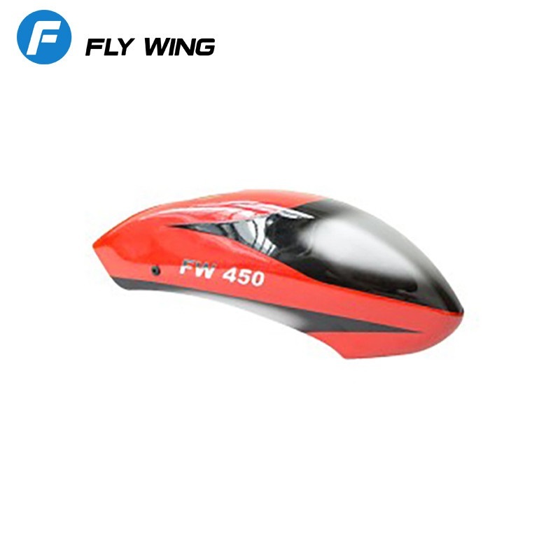 FLYWING FW450 FW450L V1 V2 6CH 3D RC ヘリコプター 用スペアパーツ グラスファイバー塗装キャノピー