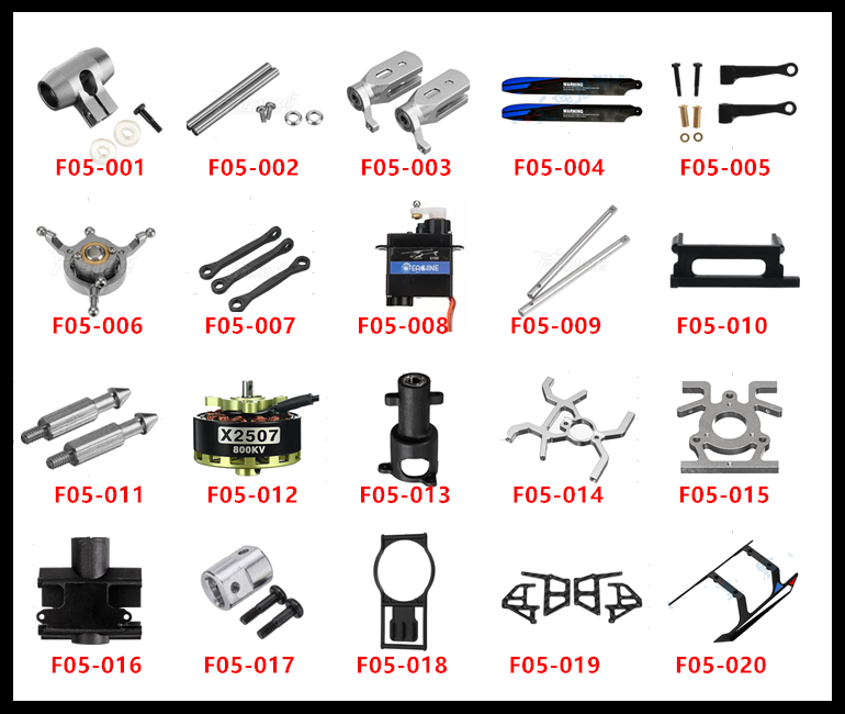 YUXIANG F05 / Eachine E150 rcヘリコプター用スペアパーツ