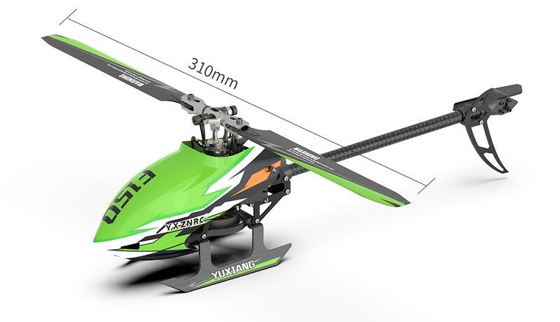 YUXIANG F150 RCヘリコプター6CH 6軸ジャイロ 3D6Gデュアルブラシレスモーター直接駆動