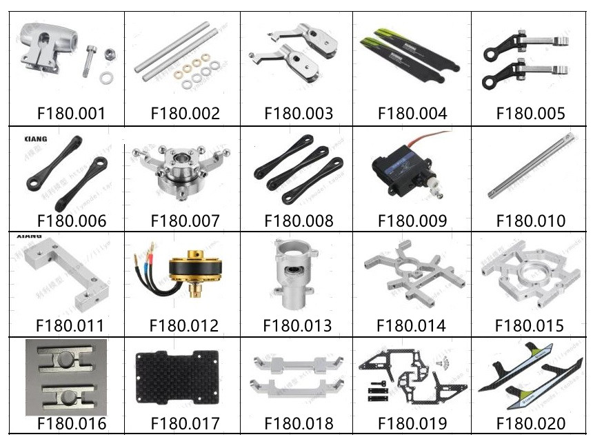 YUXIANG F180 RCヘリコプター用スペアパーツ