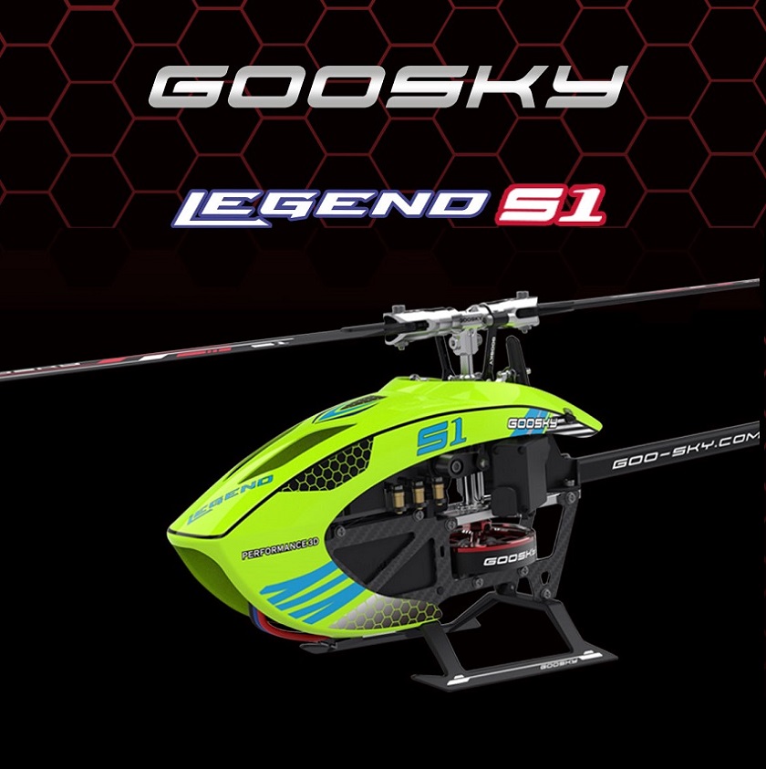 Goosky S1 6CH 3Dスタント フライバーレスRC ヘリコプターBNF ダブルブラシレスモーター搭載