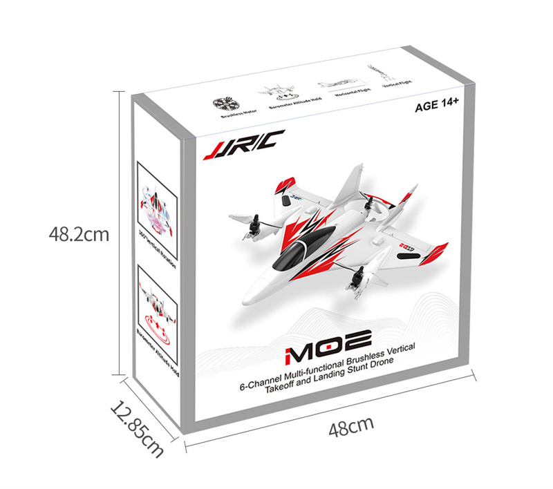 JJRC M02 ブラシレス RC飛行機 6CH マルチローター垂直飛行 RCスタント航空機