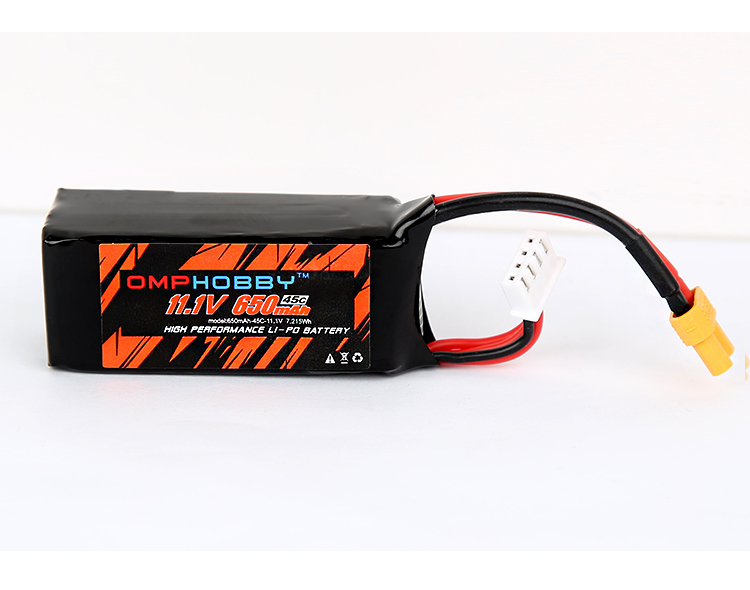 OMPHOBBY M2 EXP /V2 3D RCヘリコプター用スペアパーツ 11.1V 650mAh Li-poバッテリー OSHM2030