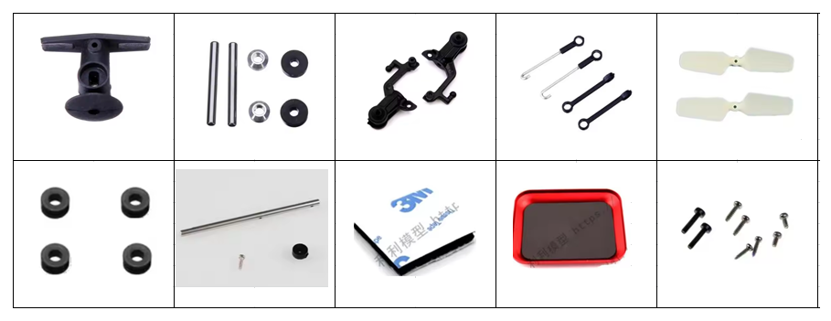 XK K127 RC ヘリコプター用スペアパーツ 補修部品