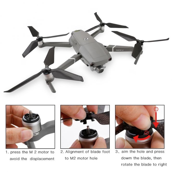 Amazon.co.jp: 2 ペア 8743F 低ノイズプロペラ/DJI MAVIC 2 PRO