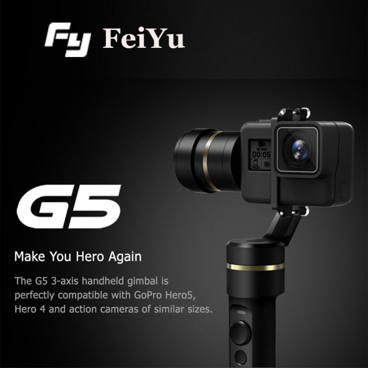 feiyu tech G5 ジンバル 自撮り ゴープロ用 - ビデオカメラ