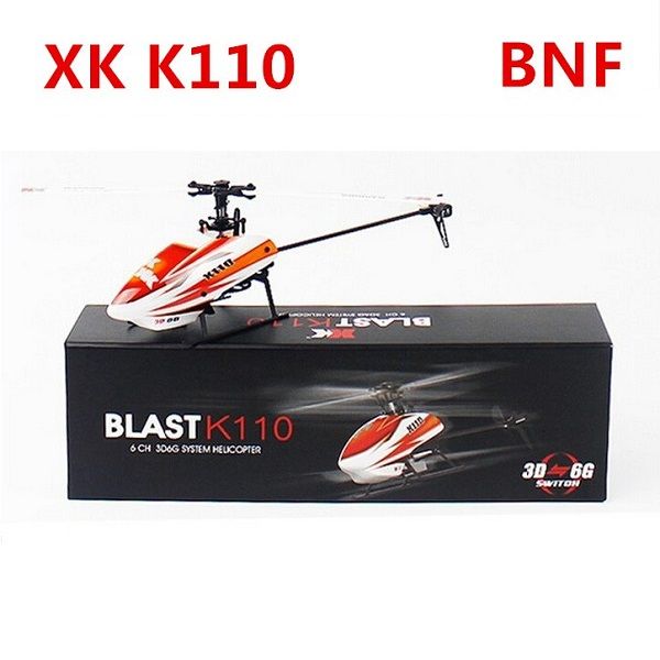 XK K110 BLAST 6CH ブラシレス 3D 6Gシステム RCヘリコプター BNF 送信 