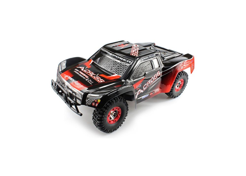 WLtoys 12423 1/12 4WD 電動ラジコンカー ブラシ付き ショートコース RCカー 2.4GHz RTR 