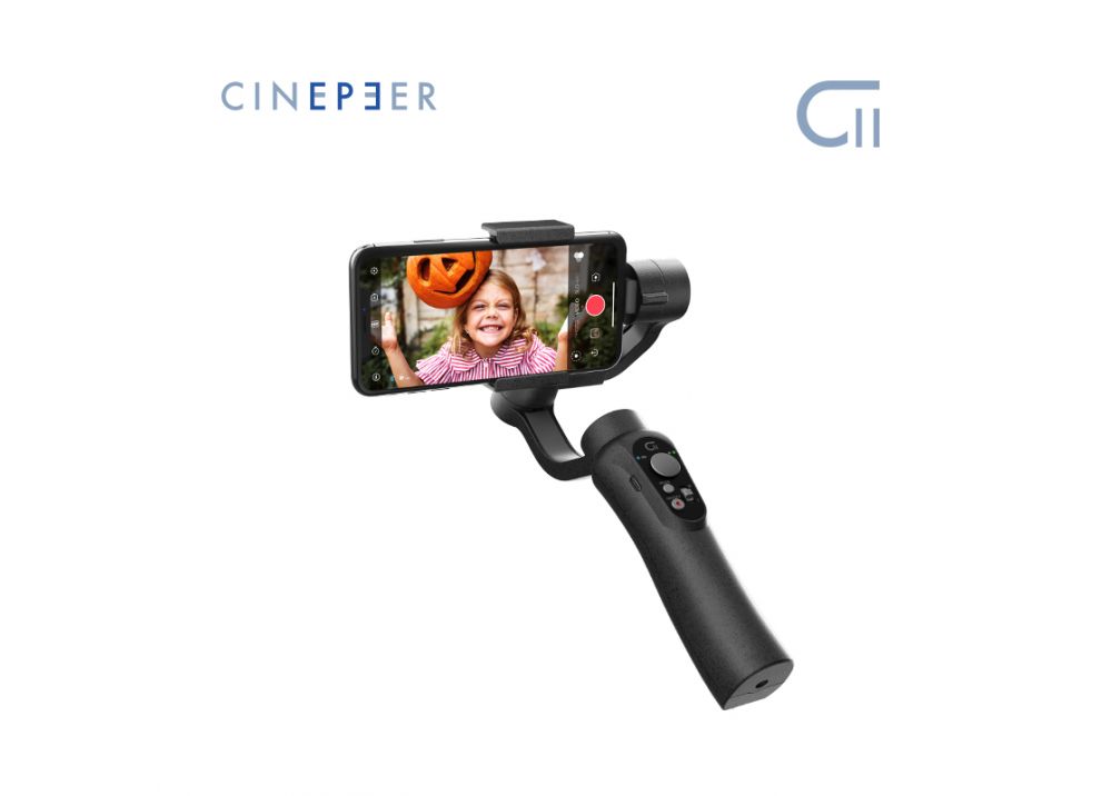 ZHIYUN CINEPEER C11 3軸ハンドヘルドジンバルスタビライザー IPhone Samsungスマートフォン用
