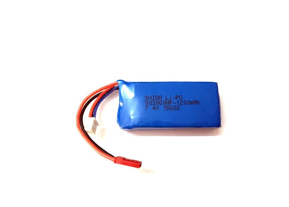 WLtoys V353 V666 V666N  V262 V333 Q212 Q212G A949-A979 / JJRC X1 H16 / MJX X101 用7.4V 1200MAHバッテリー