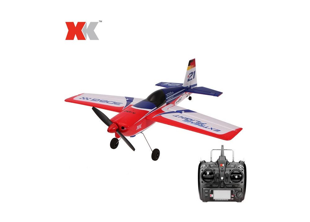 XK A430  + X6 送信機 3D6G 5CH ブラシレスモーター RC 飛行機 RTF 2.4GHz FUTABA S-FHSSサポート