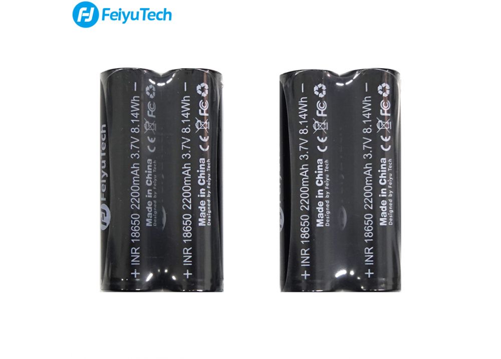 4個/セット 纯正品 Feiyutech FY AK2000 & AK4000ジンバル用18650 2200mAh バッテリー