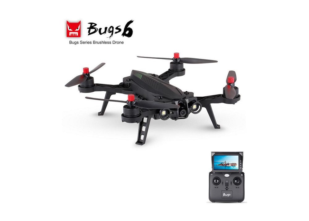 MJX B6 Bugs 6 FPV RC クアッドコプター RTF 2.4GHz ブラシレスモーター 搭載（720Pカメラ・モニター付く）