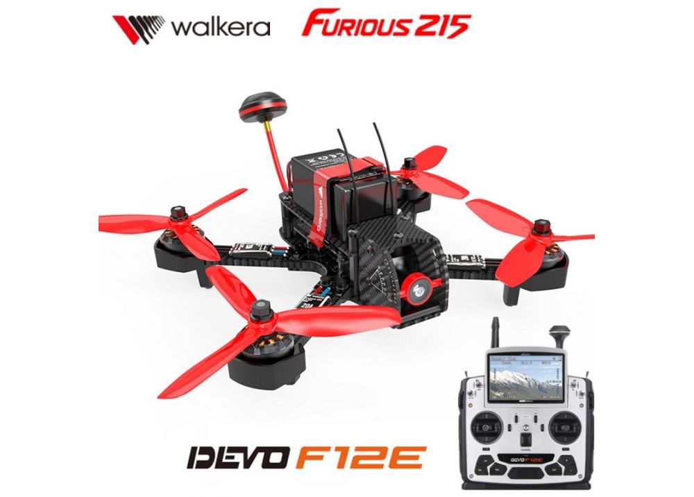 Walkera Furious 215 + DEVO F12E フルセット F215 RC レーシングドローン FPV クアッドコプター RTF 5.8GHz