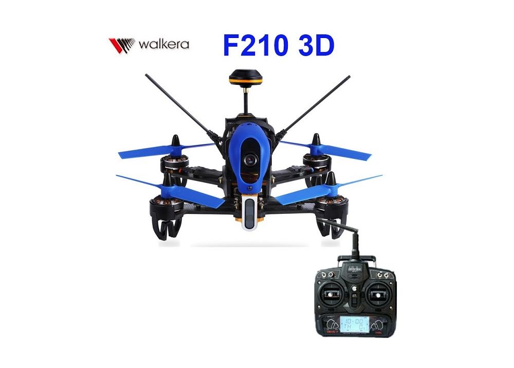 【特価】Walkera F210 3D + DEVO 7 送信機フルセット FPV RC クアッドコプター RTF  ( 700TVL SONY カメラ/OSD/ バッテリー/充電器含み)