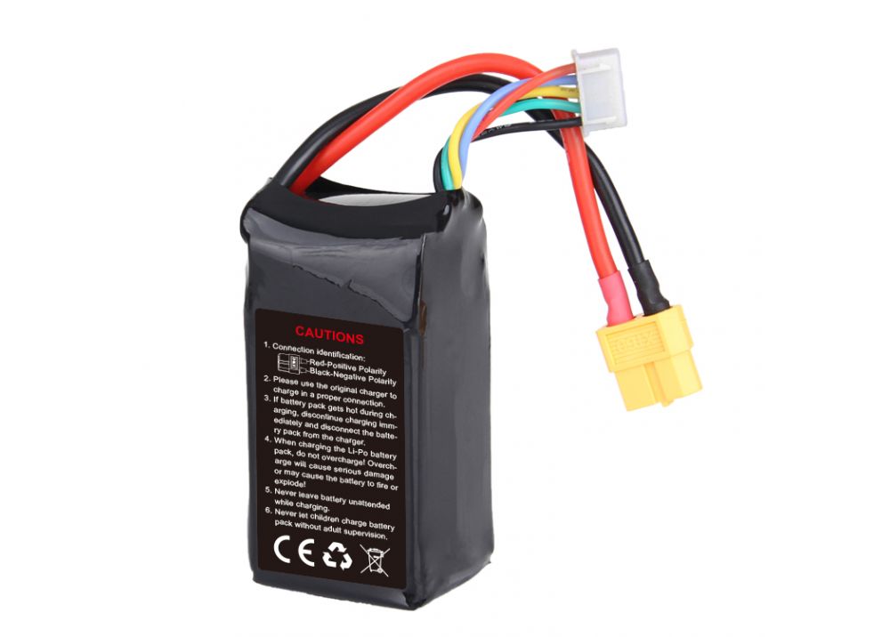 Walkera  Furious 215 F215 RCドローン専用スペアパーツ 14.8V 1300mAh 60C (4S) バッテリー  Furious 215-Z-26