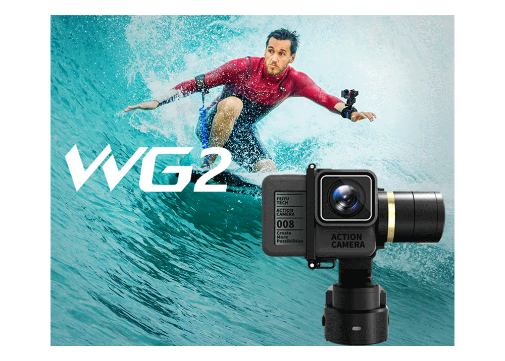 FeiyuTech Feiyu WG2 防水 360度 3軸 カメラジンバル GoPro 5/4/3 + / 3 YI 4K SJCAM AEE用