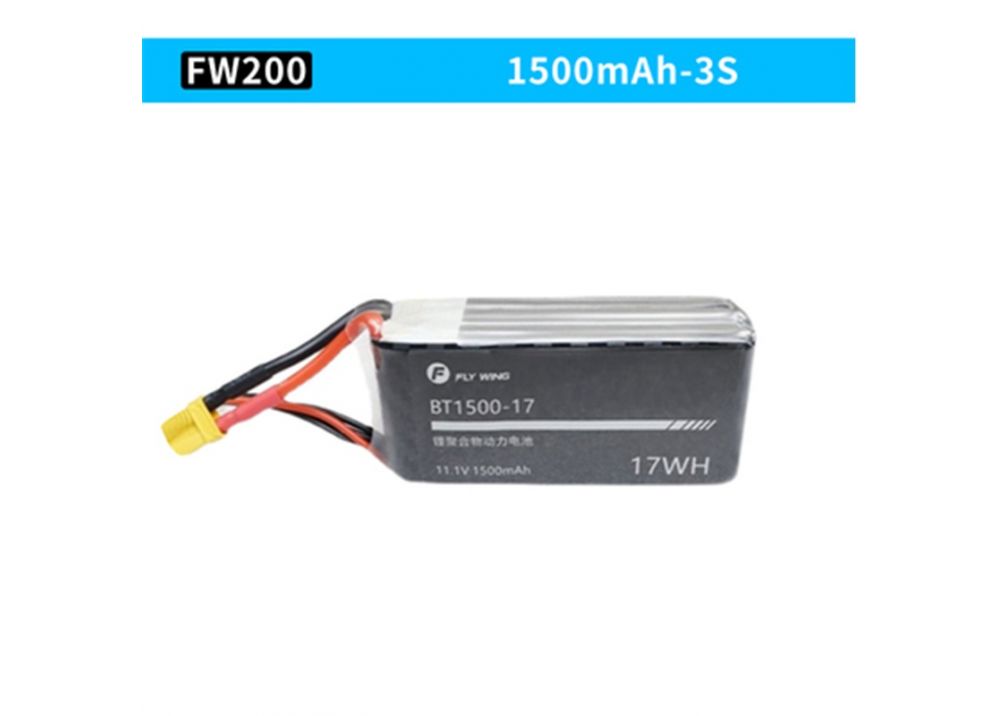 FLYWING FW200 RC ヘリコプター用 スペアパーツ  11.1V 1500mAh バッテリー＊２個