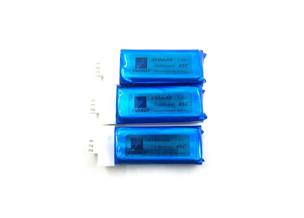 XK K120 /  ALIGN 150DFC 150X RC ヘリコプター用 7.4V 450mAh 45Cバッテリー  *3個