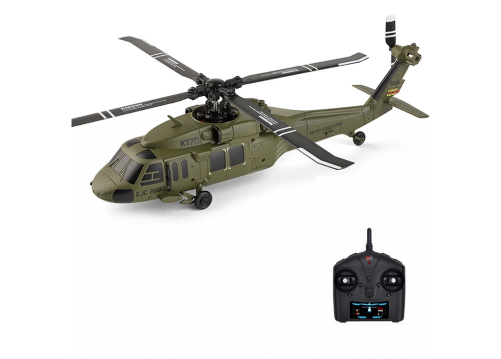 WLtoys XK K170 UH-60L 4CH RCヘリコプター ブラシレスモーター＆LEDライト付き
