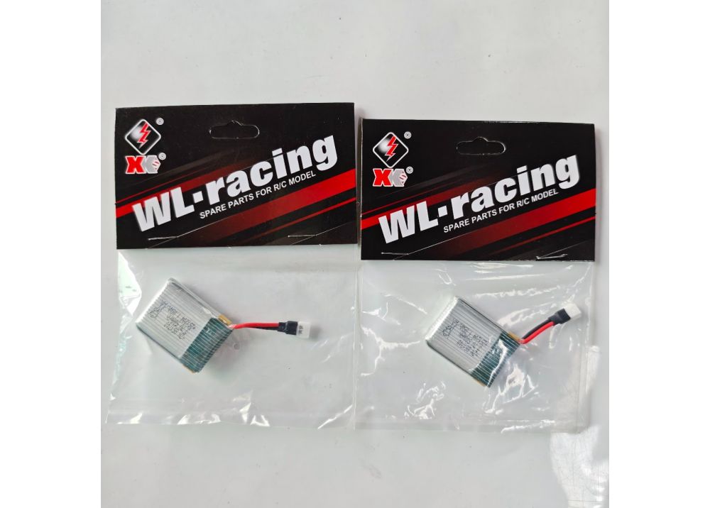 2個/セット XK WLtoys K150 RC ヘリコプター 専用  3.7V 500mAh LiPoバッテリー
