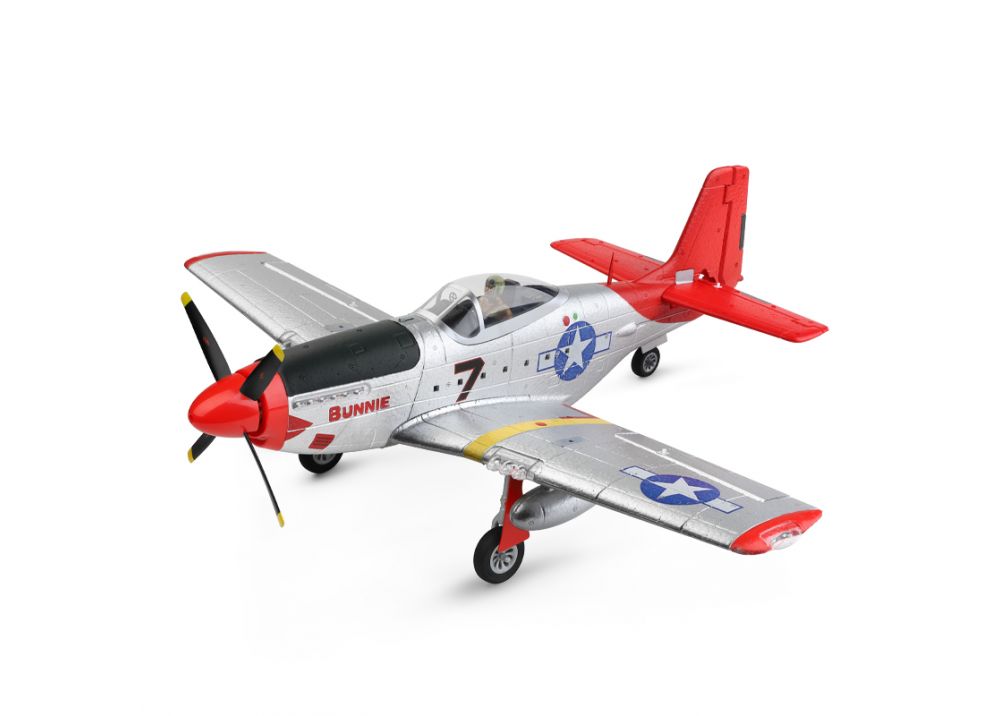  WLtoys XK A280 RC 飛行機 P51 戦闘機シミュレータ 2.4G 3D6G モード航空機 サーチライト付き