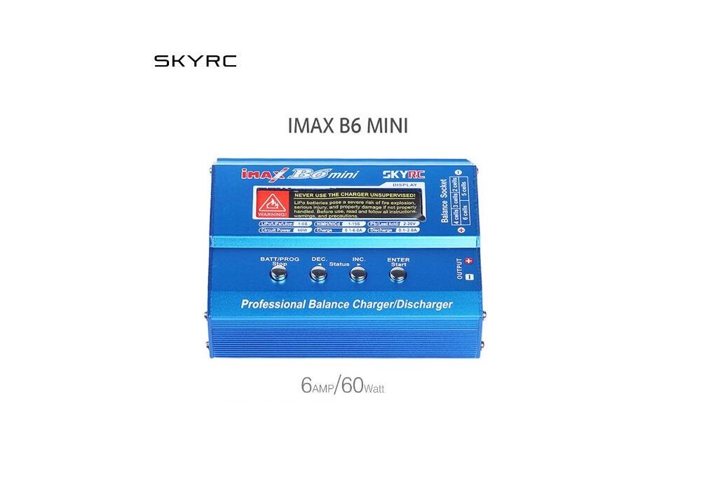 SKYRC iMAX B6 Mini 60W RC充電器/  放電器 リポバッテリーバランスチャージャー SK-100084-02