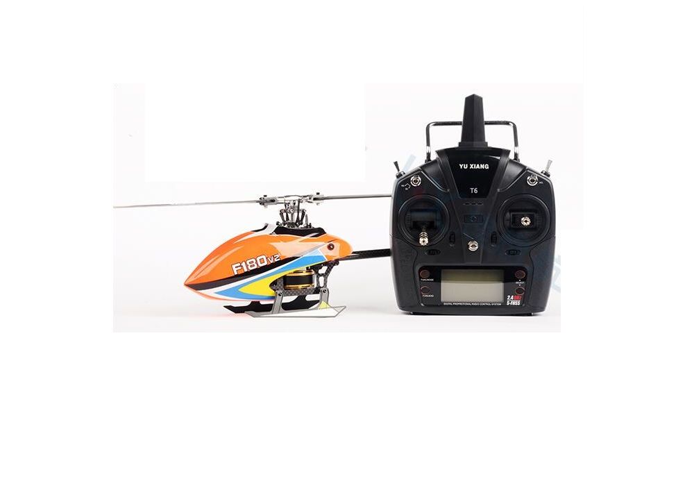 YUXIANG F180 V2 6CH 3D6Gシステム デュアルブラシレス フライバーレスRCヘリコプター RTF