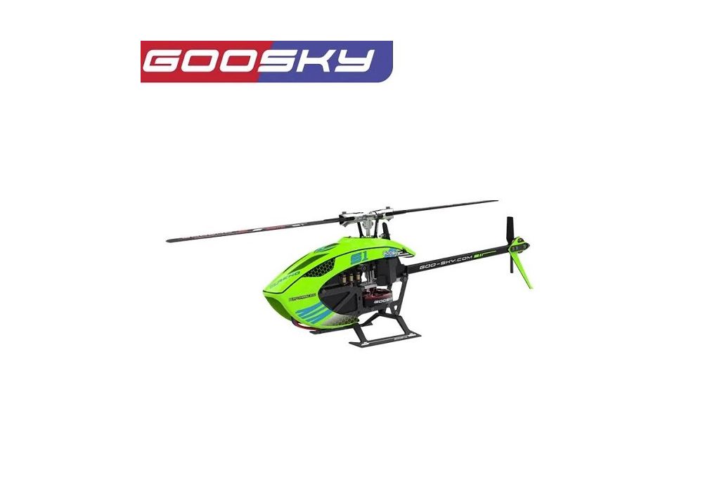 Goosky S1 6CH 3Dスタント フライバーレスRC ヘリコプターBNF ダブルブラシレスモーター搭載