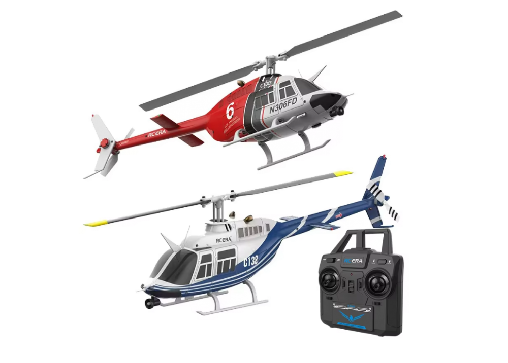 RC ERA C138 BELL 206 1:33スケール 6軸ジャイロ付 6CH RCヘリコプター RTF 
