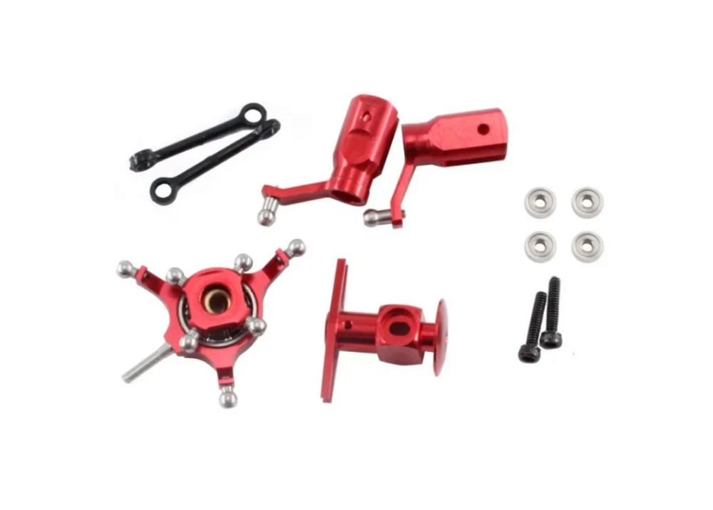 WLtoys XK K110 K110S K120 RCヘリコプターアップグレード金属製ローターヘッド+ロータークリップ+スワッシュプレート