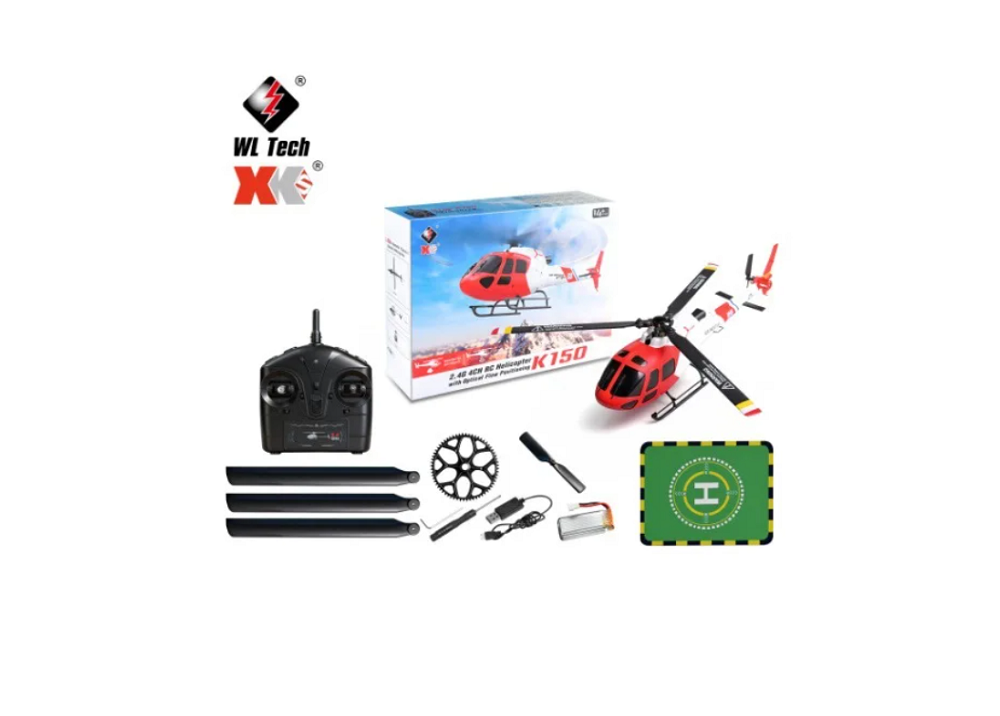 2026新型 WLtoys XK K150 AS350 4CH ブラシレス RC ヘリコブター RTF 2.4GHz 
