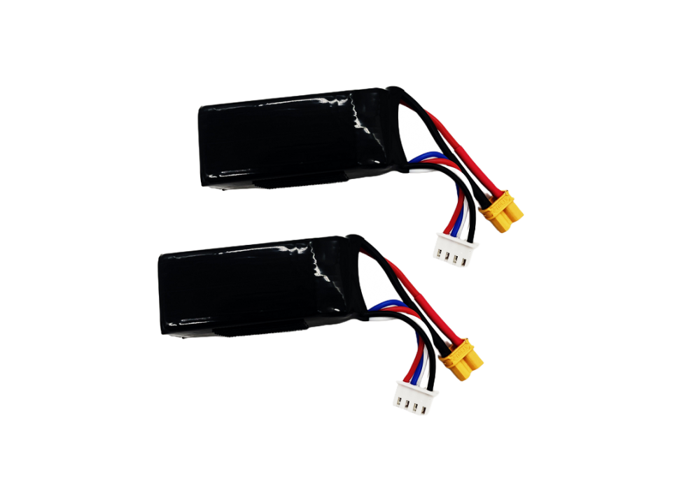 2個 YU XIANG F180 / Eachine E180 RCヘリコプター用オリジナルスペアパーツ  11.1V 700mAh Li-poバッテリー