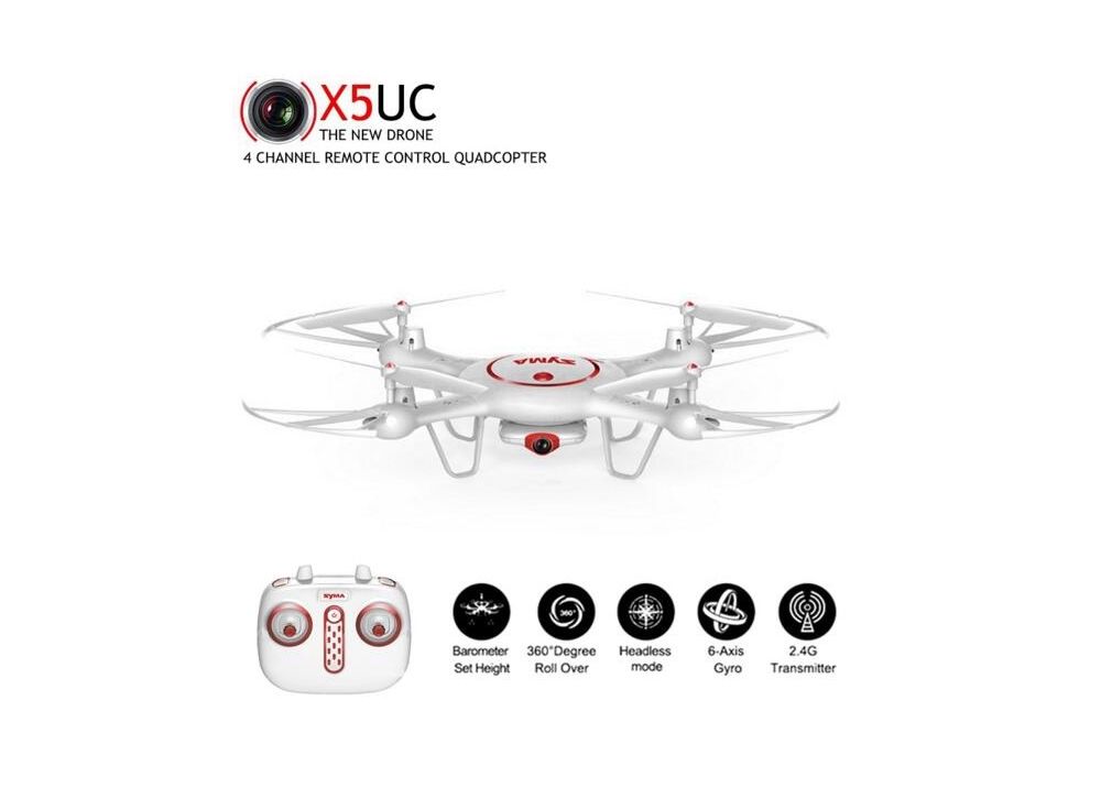 SYMA X5UC  6軸ジャイロ 720P カメラ搭載 RC クアッドコプター RTF 2.4GHz  高度維持モード