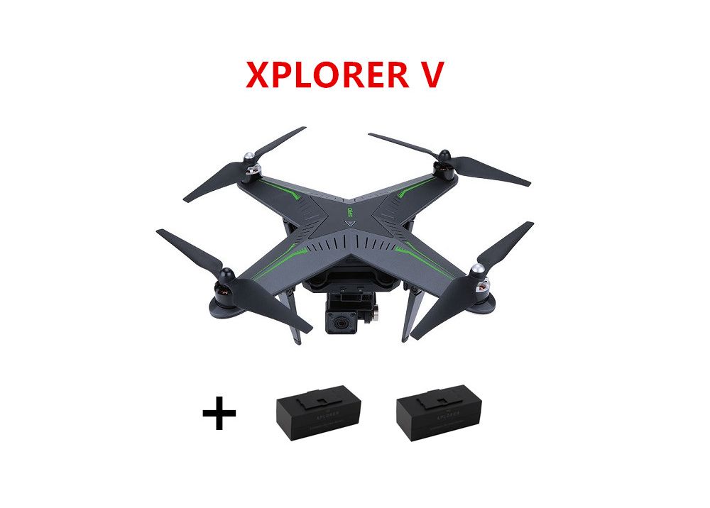 (バッテリー2個含み) Zero XIRO XPLORER V Vision FPV RCクアッドコブター 14MP カメラ付 RTF 