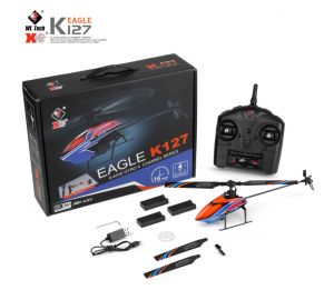  XK K127 4CH 6 軸ジャイロ シングルブレード RC ヘリコプター RTF 