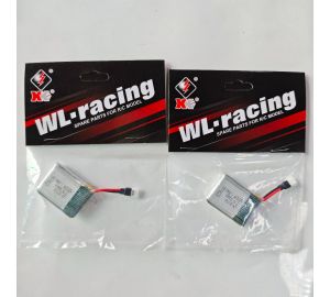2個/セット XK WLtoys K150 RC ヘリコプター 専用  3.7V 500mAh LiPoバッテリー