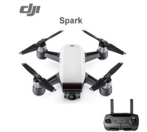 DJI Spark 高性能ミニドローン HDカメラ搭載 リアルタイム動画伝送 RTF 送信機付く（バッテリー２個）