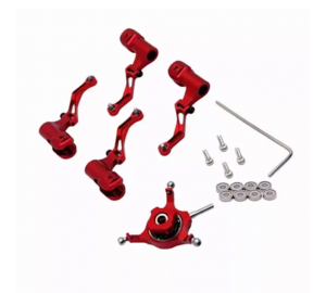 WLtoys XK K170 K124 RCヘリコプターアップグレード金属製ロータークリップ+スワッシュプレート