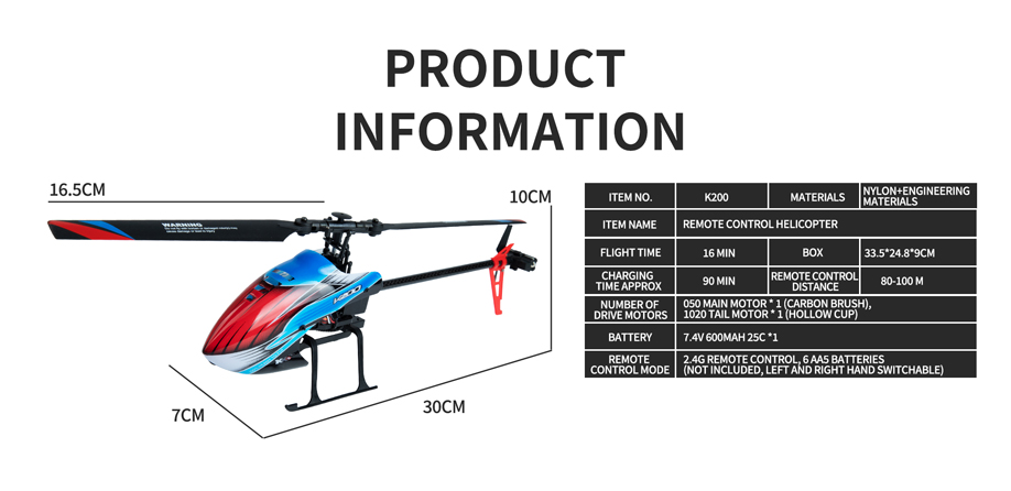 WLtoys XK K200 オプティカル フロー ポジショニング 4CH RC ヘリコプター 2.4GHz RTF