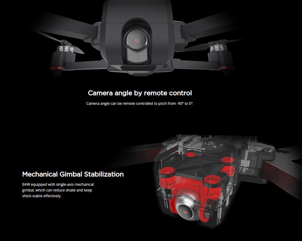 MJX B4W Bugs 4W GPS ブラシレス 折りたたみ式ドローン WIFI FPV 2K HDカメラ RTF