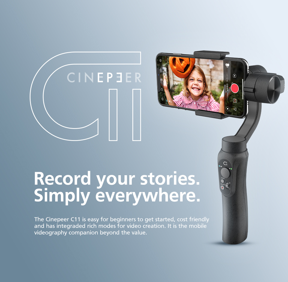 ZHIYUN CINEPEER C11 3軸ハンドヘルドジンバルスタビライザー 