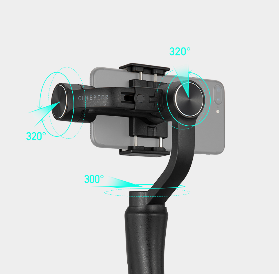 ZHIYUN CINEPEER C11 3軸ハンドヘルドジンバルスタビライザー 