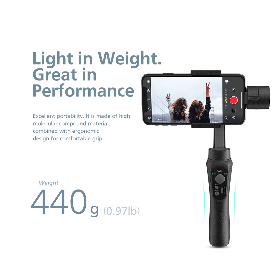 ZHIYUN CINEPEER C11 3軸ハンドヘルドジンバルスタビライザー 