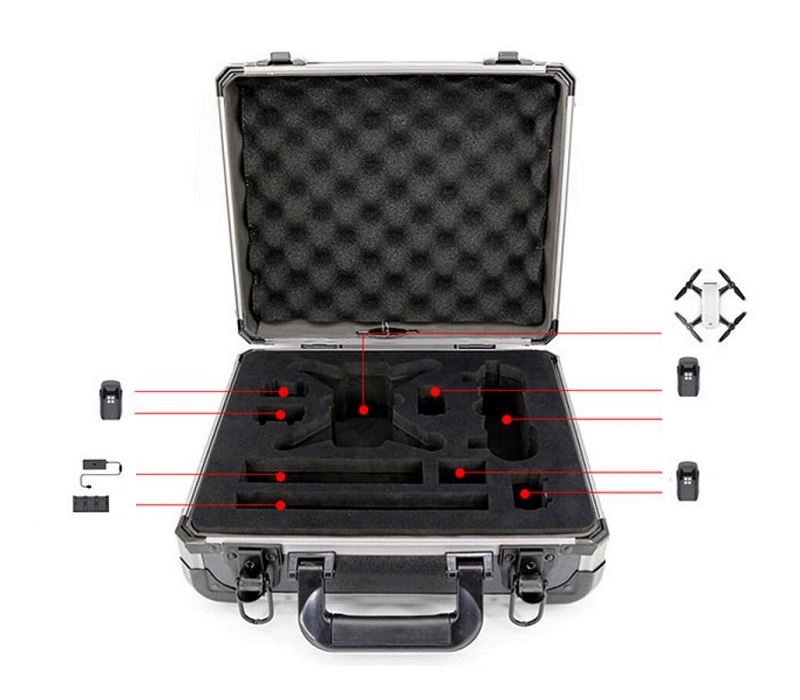 DJI Spark RCドローン用アップグレードパーツ  ABSケース  アルミケース スーツケース