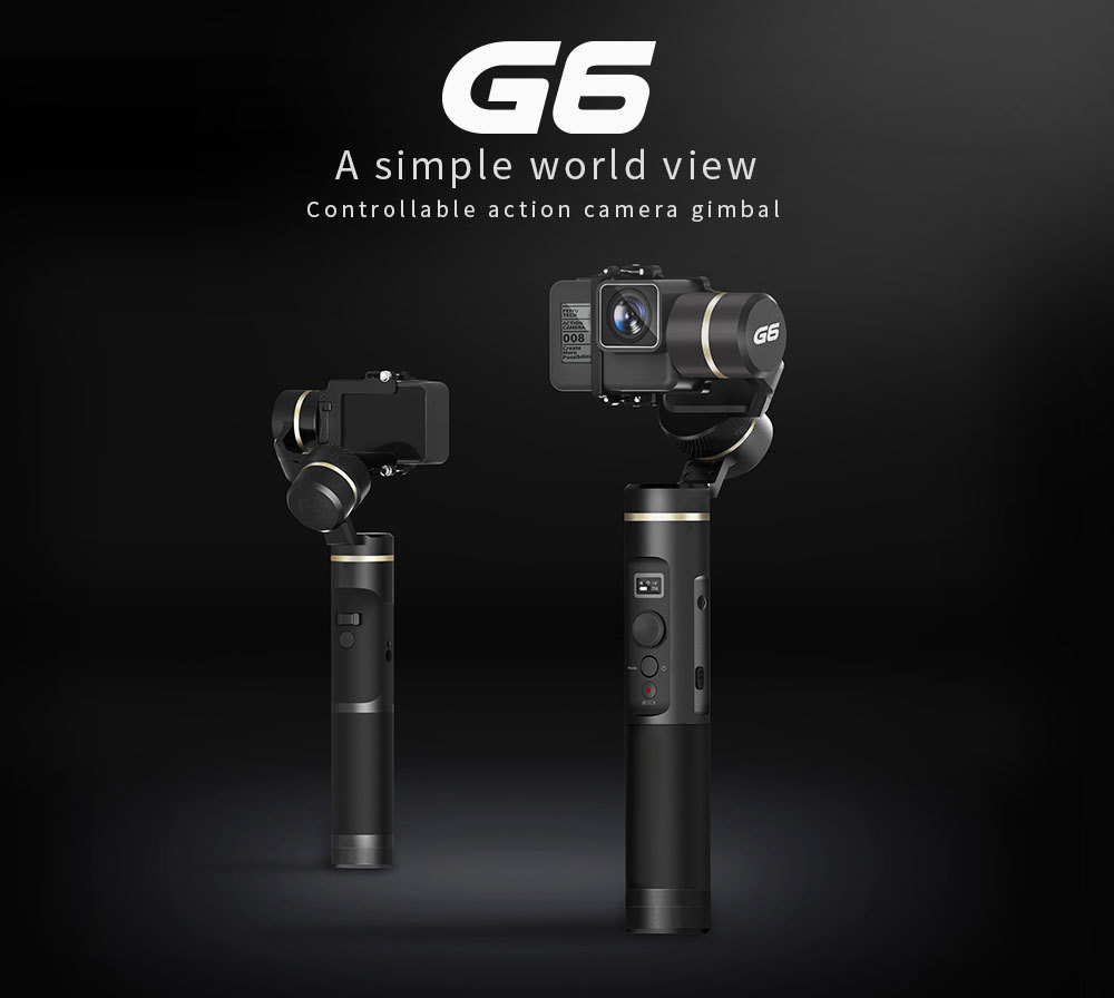 FeiyuTech FY G6 ハンドヘルドジンバル  Gopro Hero 6 /5/4 RX0カメラ用 WIFI +ブルートゥースヒーロー両用