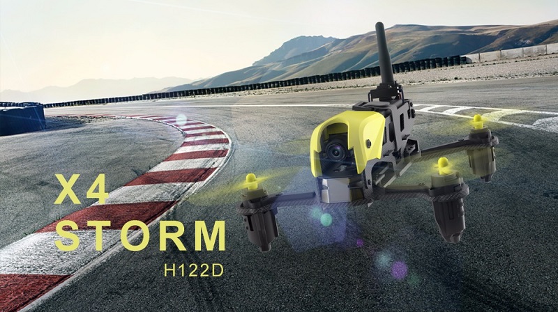 [標準版] Hubsan H122D X4 STORM 5.8G FPV レーシングドローン  720P カメラ付 