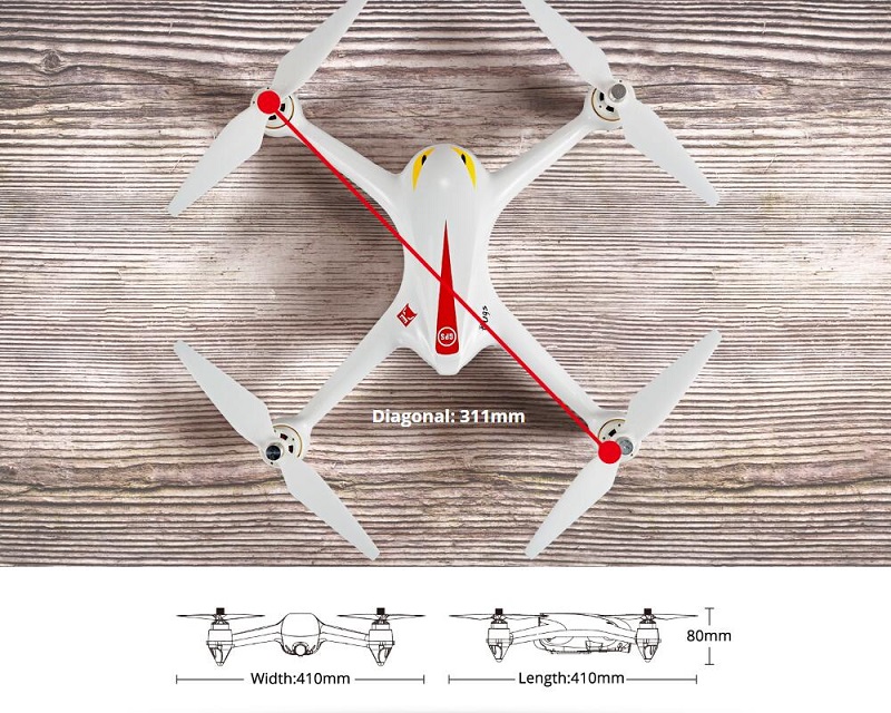 MJX B2C Bugs 2C ブラシレス GPS RC クアッドコプター RTF 2.4GHz 1080P HDカメラ搭載