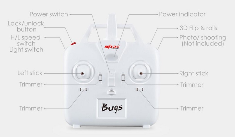 MJX Bugs B3  ブラシレス RC クアッドコプター RTF 2.4GHz カメラマウント搭載（Gopro 3 Gopro 4用）