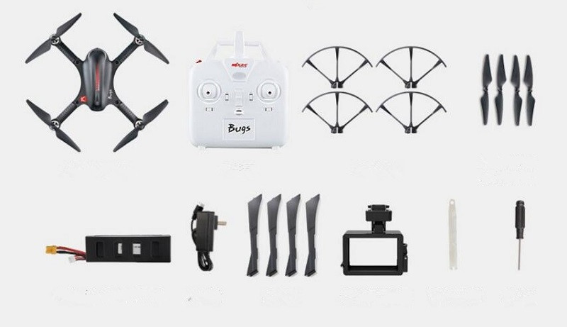 MJX Bugs B3  ブラシレス RC クアッドコプター RTF 2.4GHz カメラマウント搭載（Gopro 3 Gopro 4用）